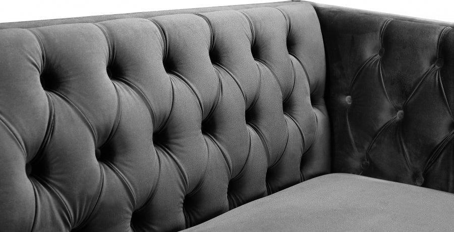 Tufted sofa with Gold Nailheads