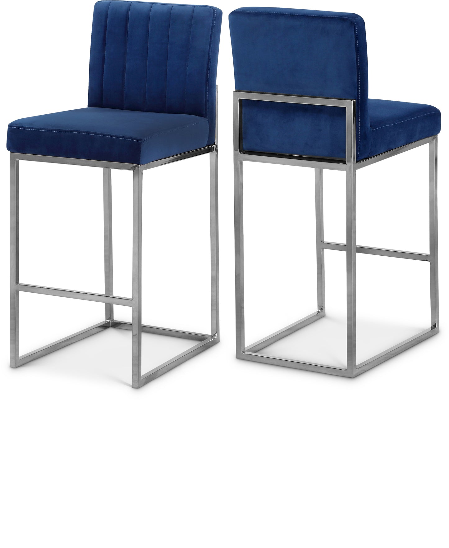 Giselle Velvet Counter Stool Set of Two