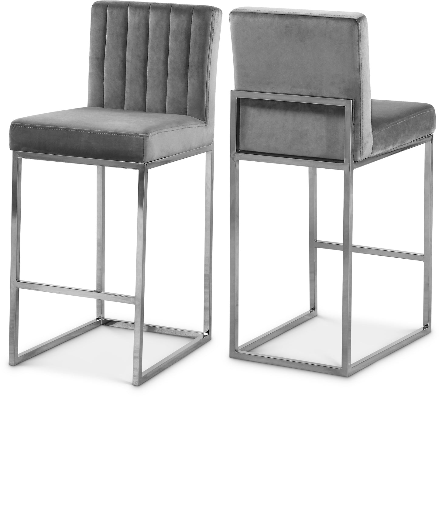 Giselle Velvet Counter Stool Set of Two