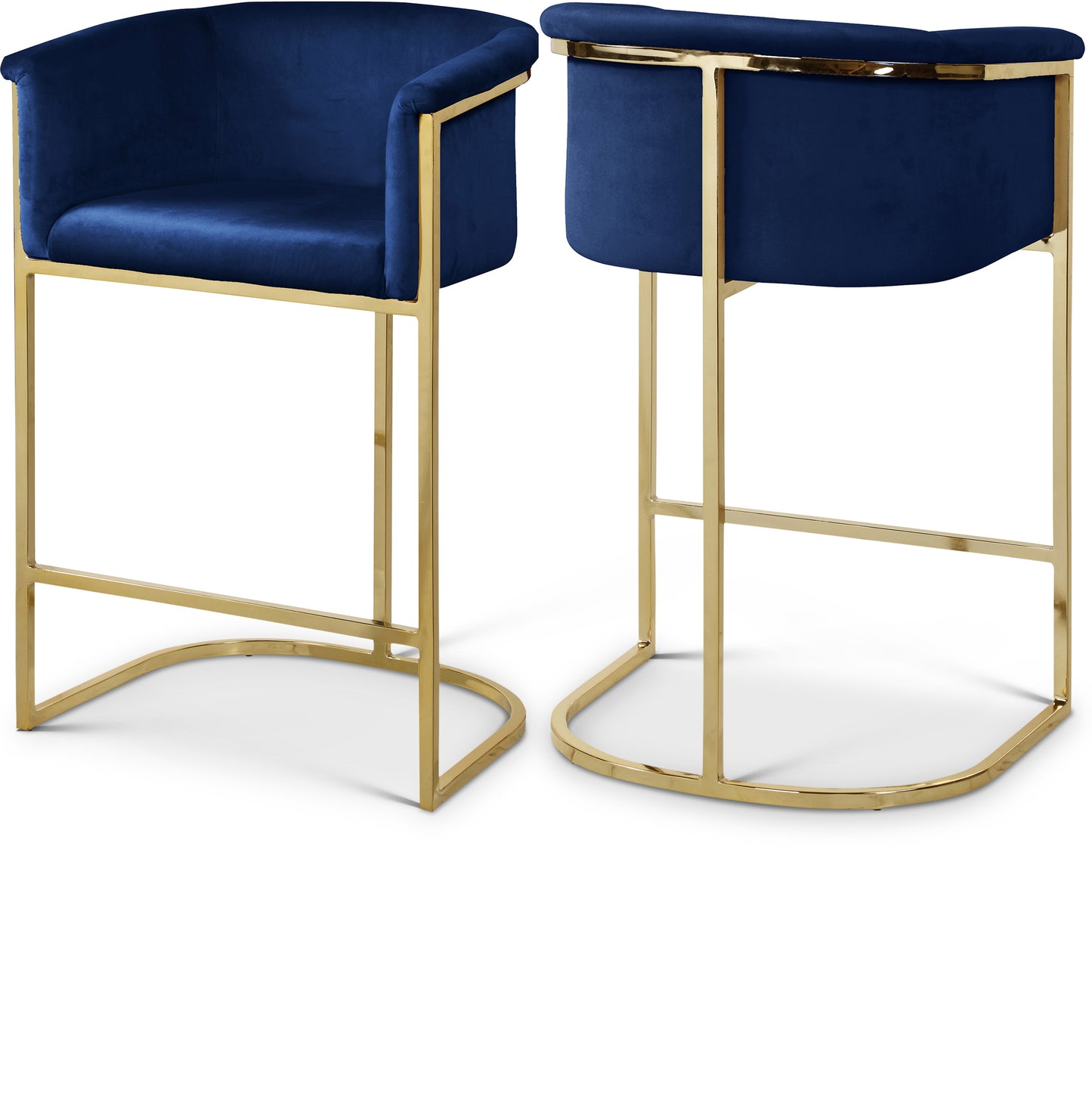 Danielle Velvet Counter Stools