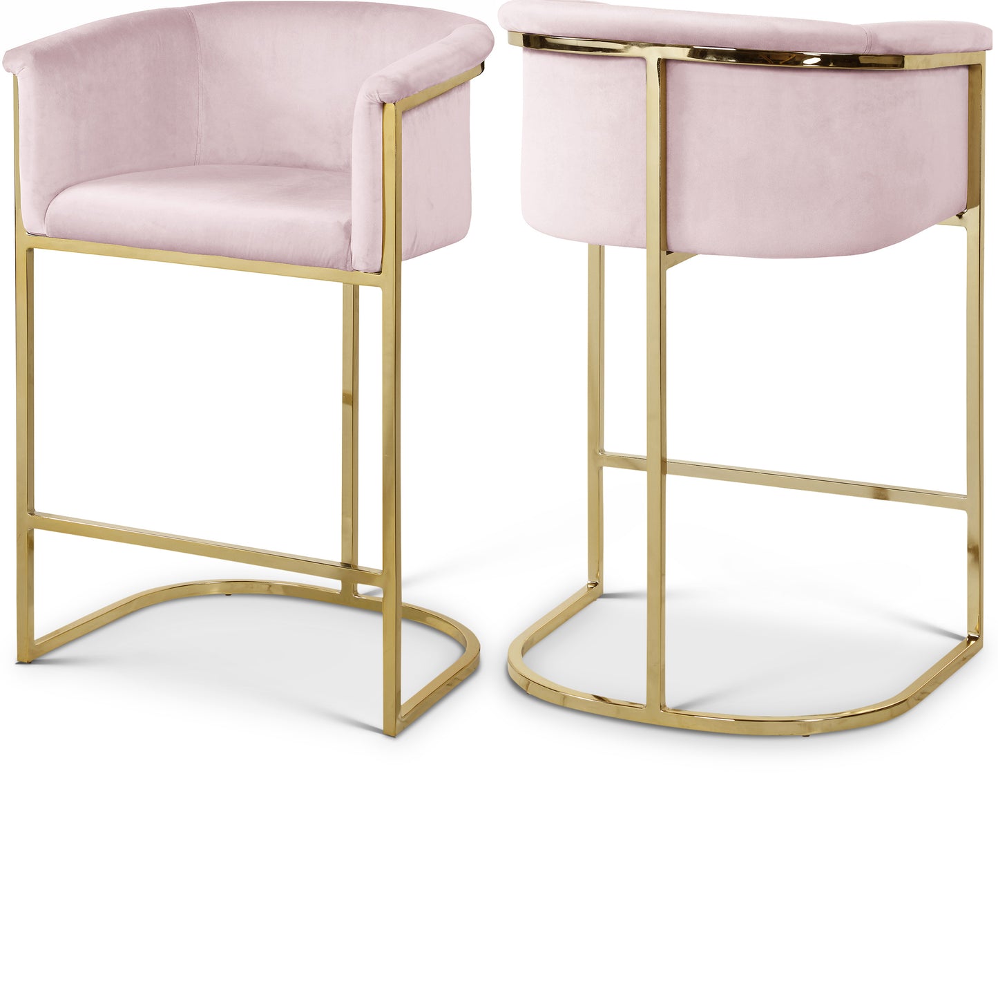 Danielle Velvet Counter Stools
