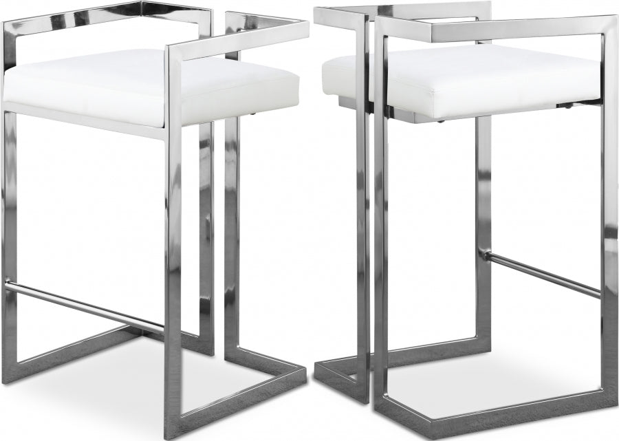 Earnest Faux Leather Counter Stool