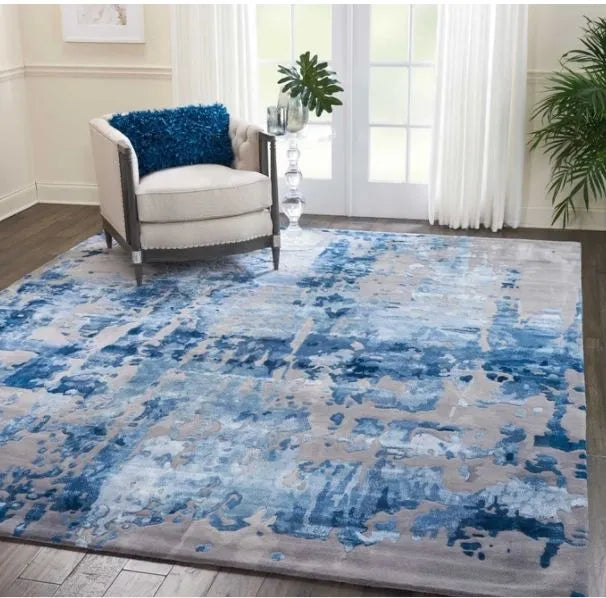 Blue/Grey Rug Prismatic