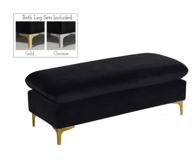 Bailey Velvet Bench