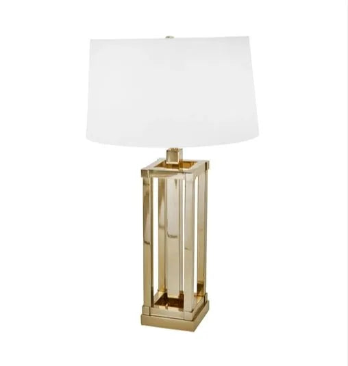Cage Lamp in Gold