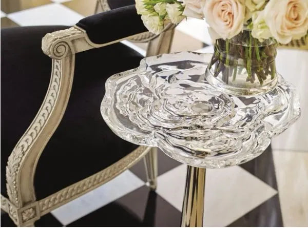 Crystal Rose Accent Table