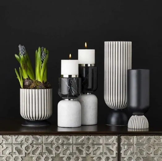 Eclipse Pillar Candleholders