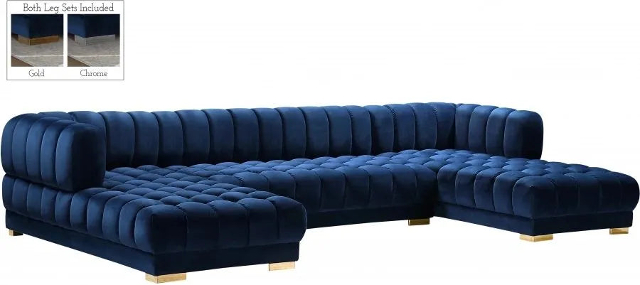 Gabriel 3 Piece Velvet Tufted