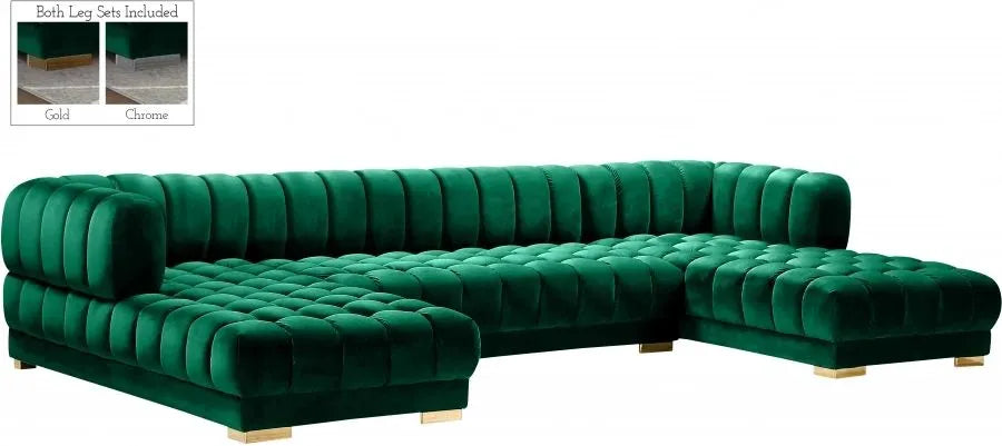 Gabriel 3 Piece Velvet Tufted