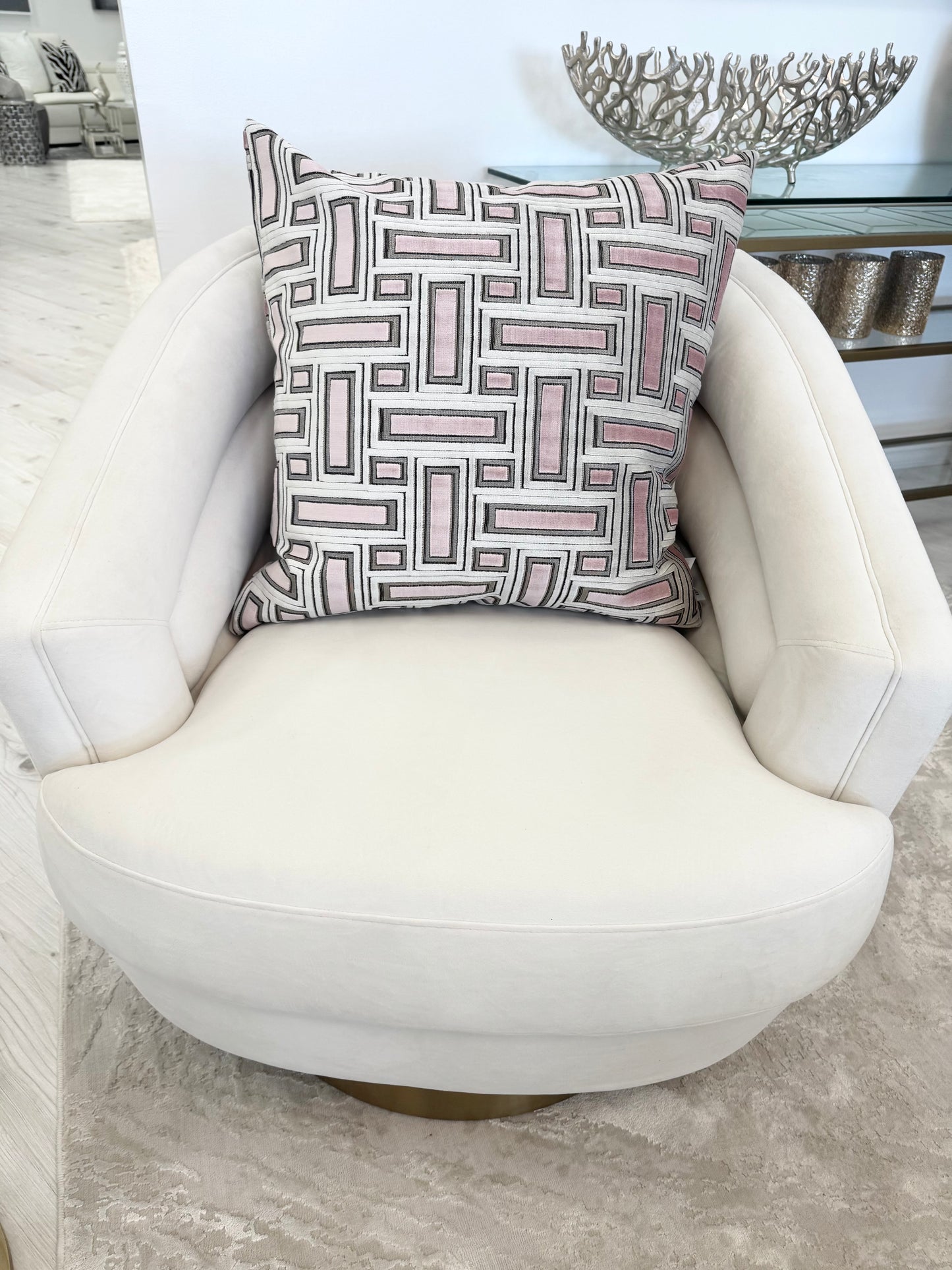 Luxe Valentine Multi Color Linen Pillow