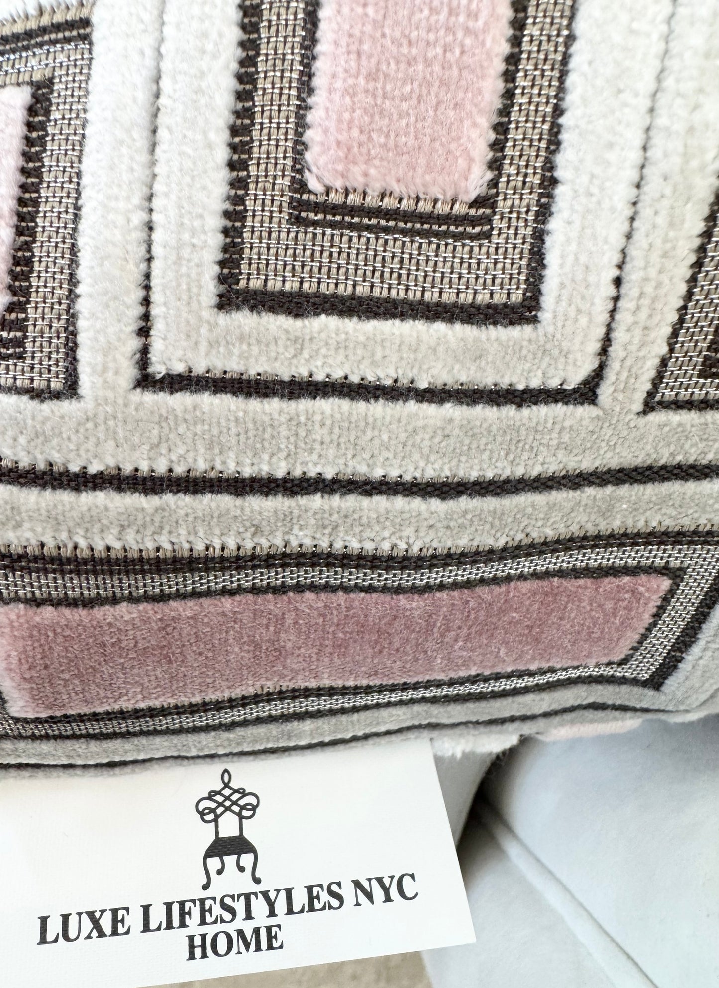 Luxe Valentine Multi Color Linen Pillow