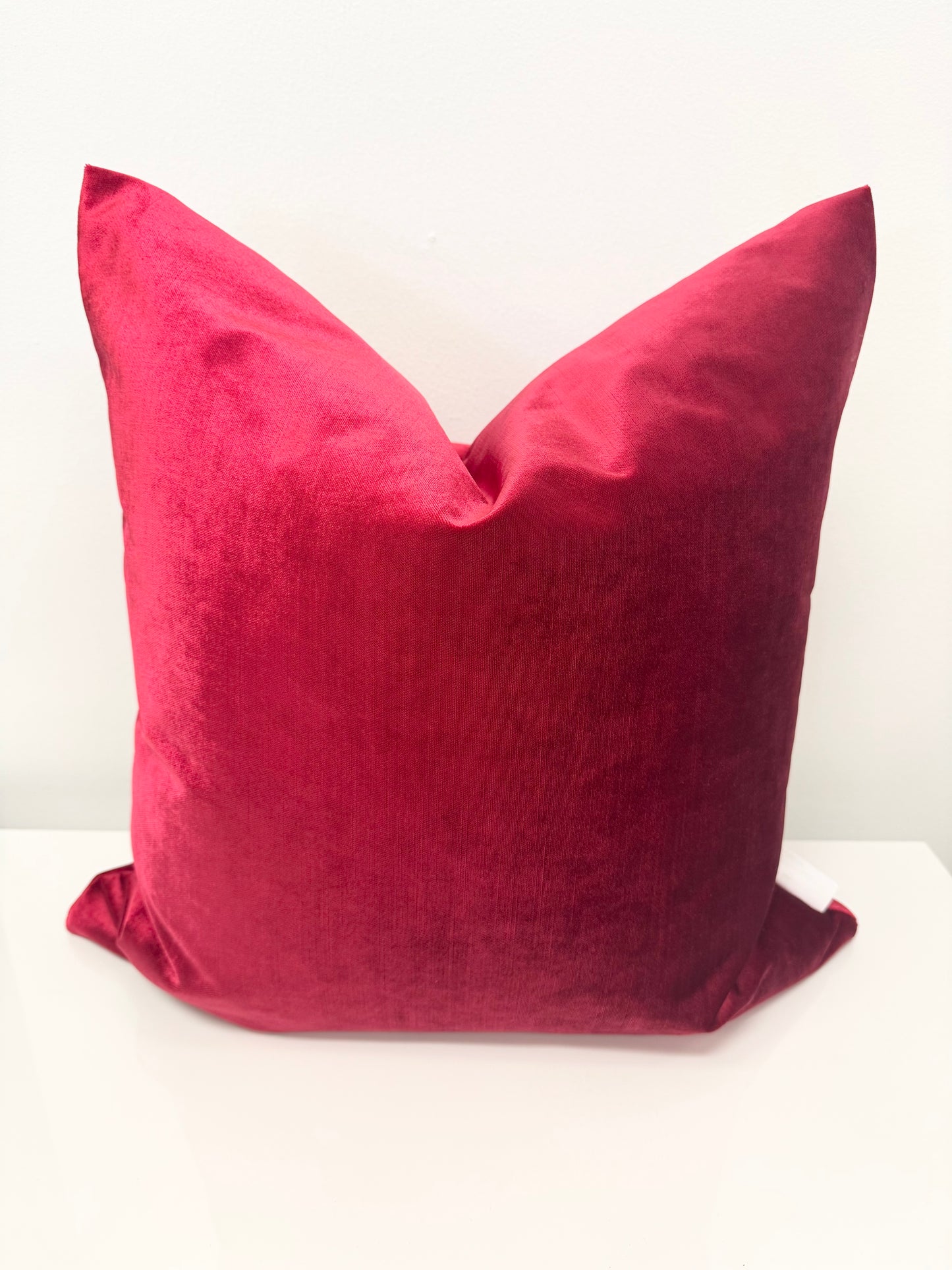 Luxe Valentine Red Pillow