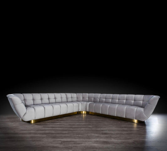 Sectional with Gold Base