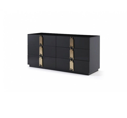 Black & Gold Dresser