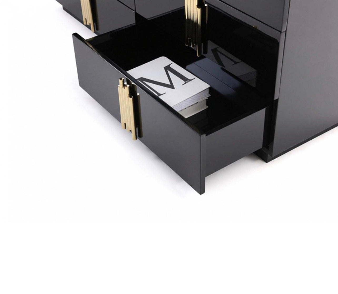 Black & Gold Dresser