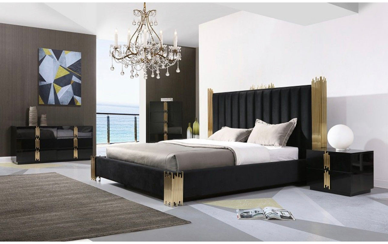 Black & Gold Dresser