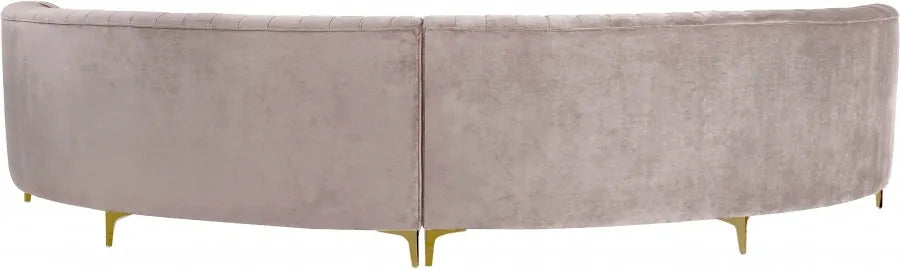 Janice Velvet Sectional