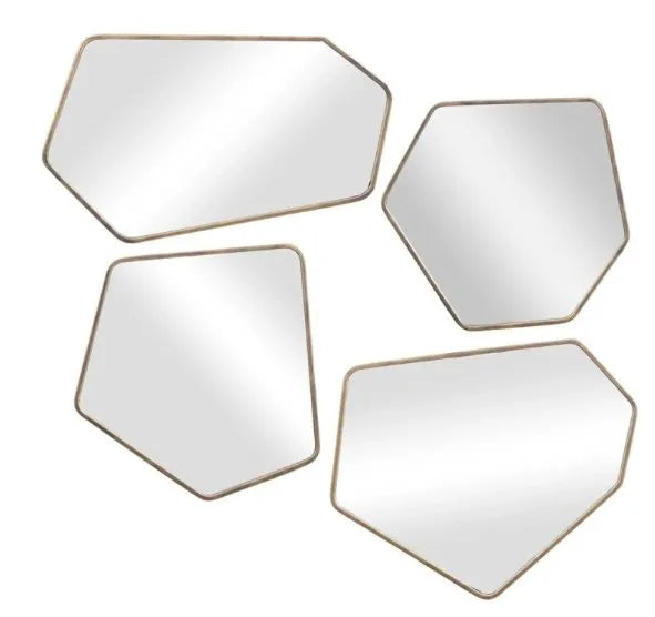 Linn Gold Mirror Set of 4
