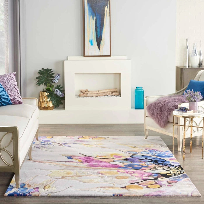 Prismatic Peacock Rug