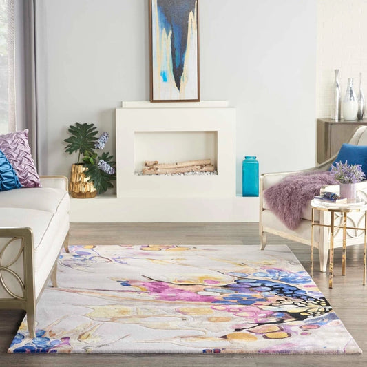 Prismatic Peacock Rug
