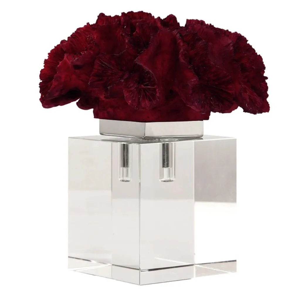 Red Coral Sculpture