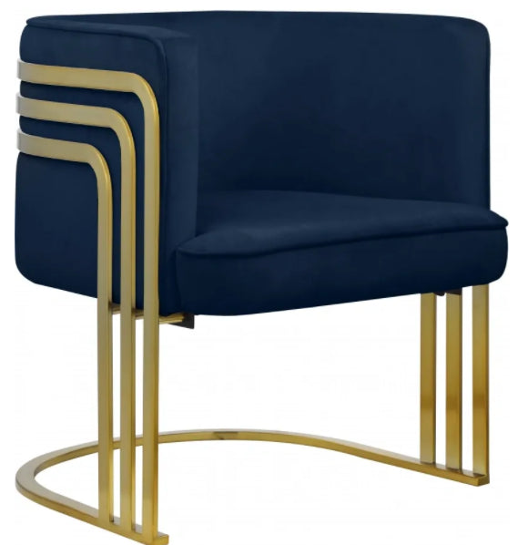 Rene Velvet Accent Chair
