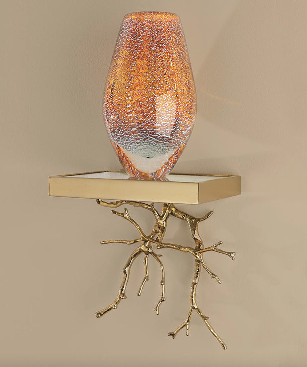Twig Wall Bracket-Brass