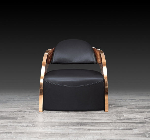 Betta Rose Gold Accent Chair