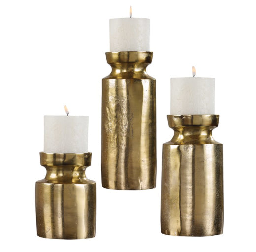 Amina Candleholders S/3
