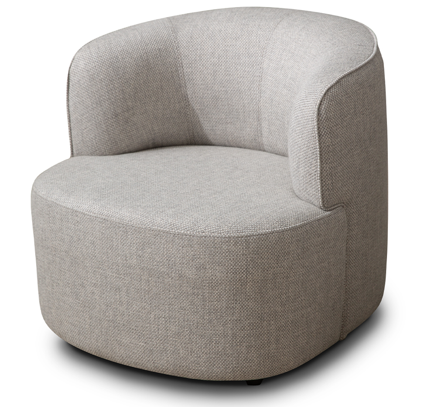 Dennis Light Grey Accent Chair