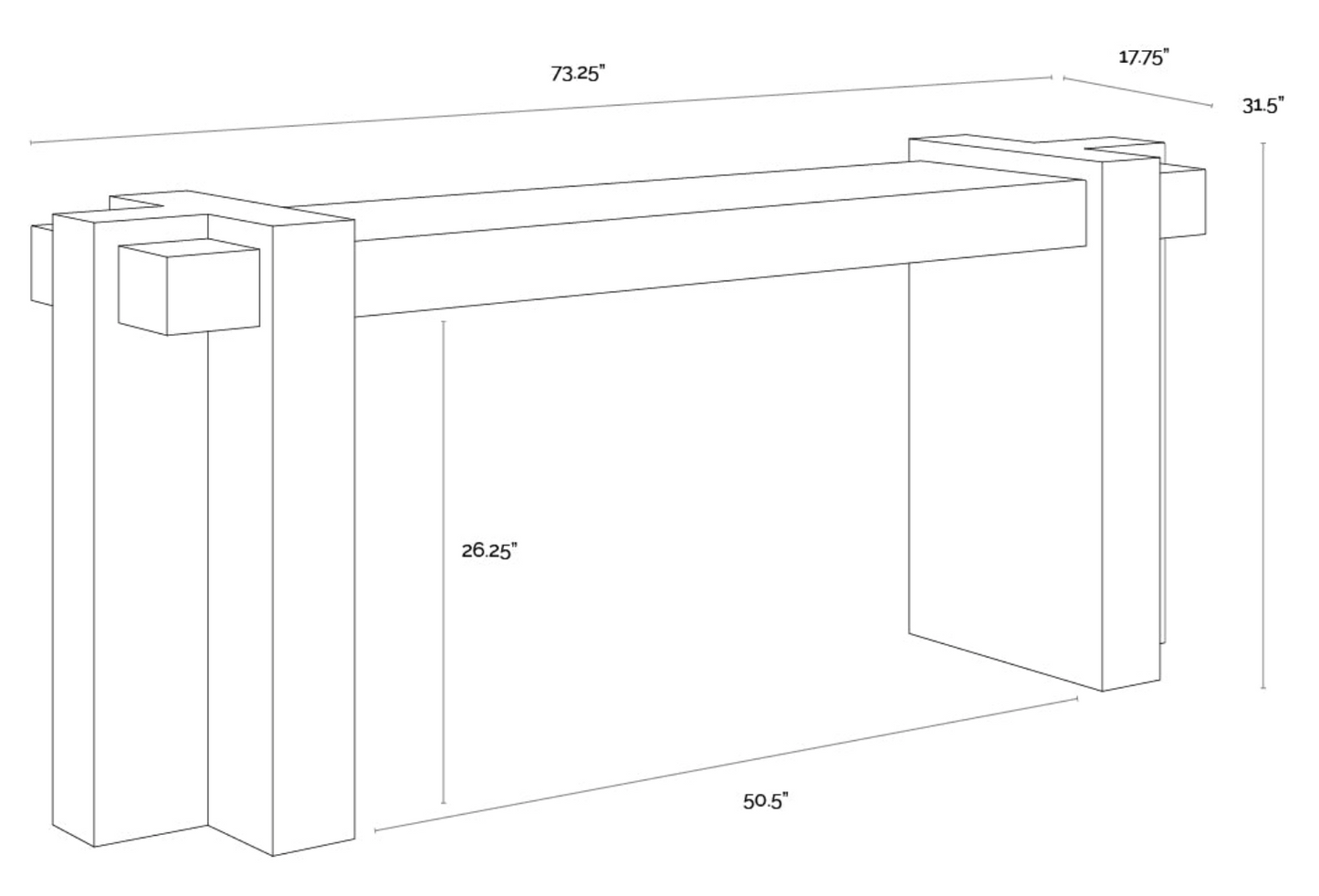 Marina Marble Console Table