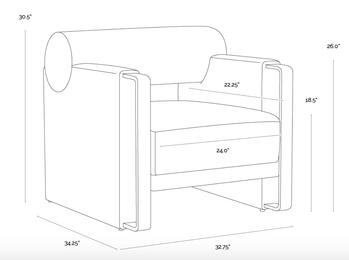 Abbington Black Lounge Chair