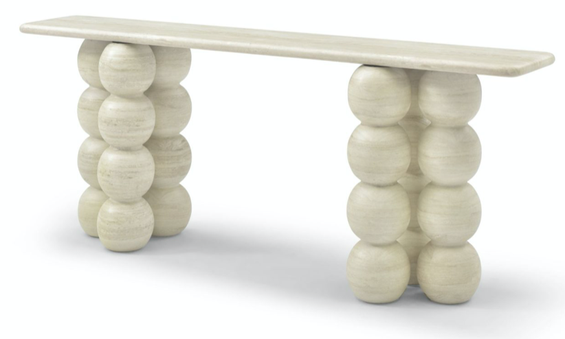 Marbella Travertine Marble Console