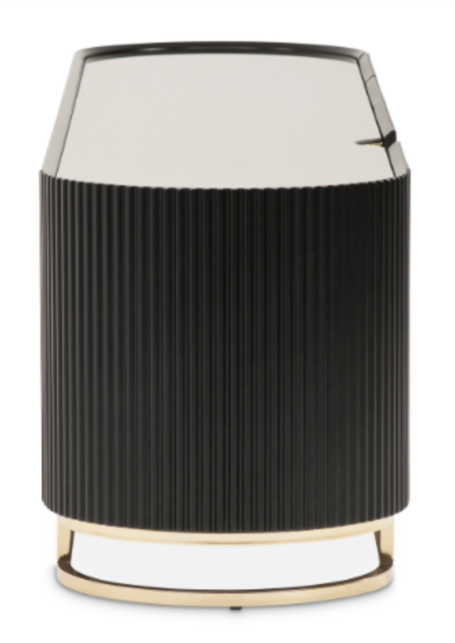 Lancaster Black Media Cabinet