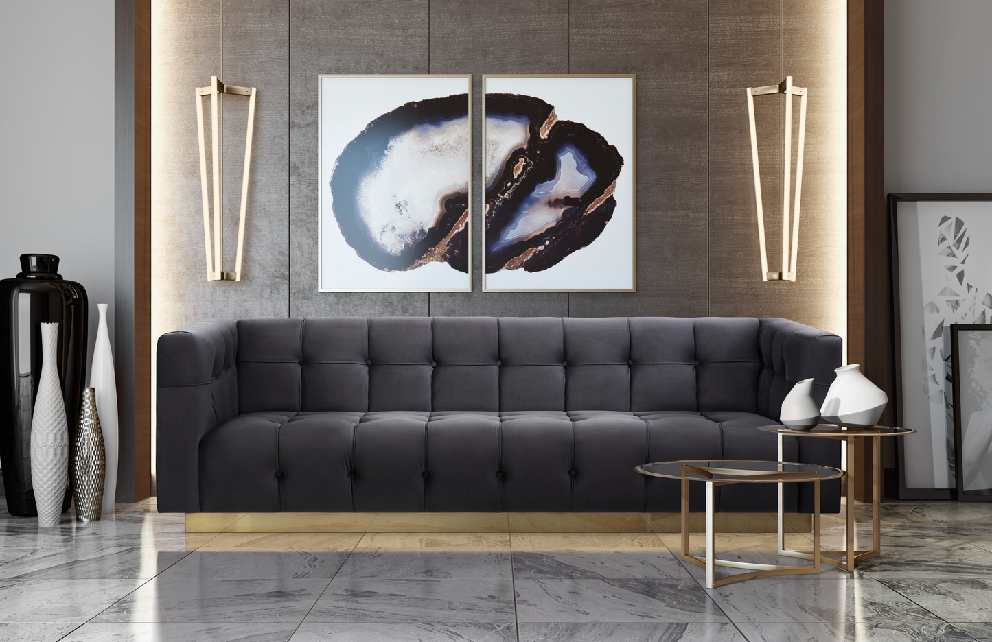 Velvet Sofa