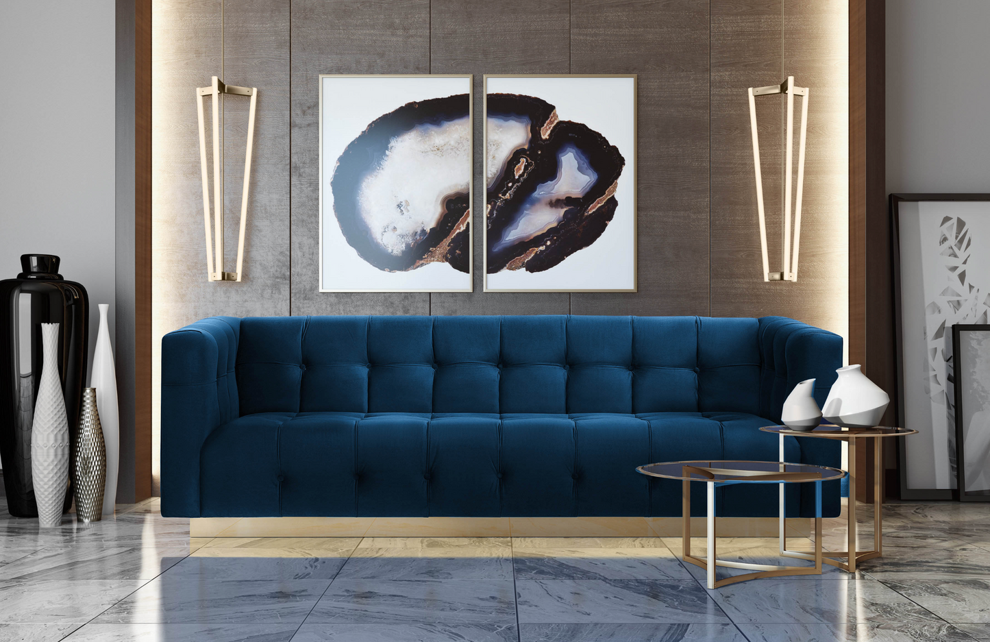 Velvet Sofa