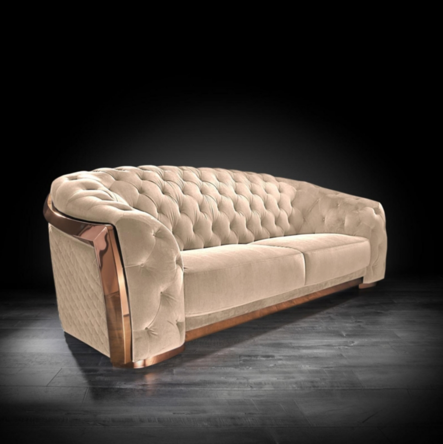 Mandalay Rose Gold Sofa