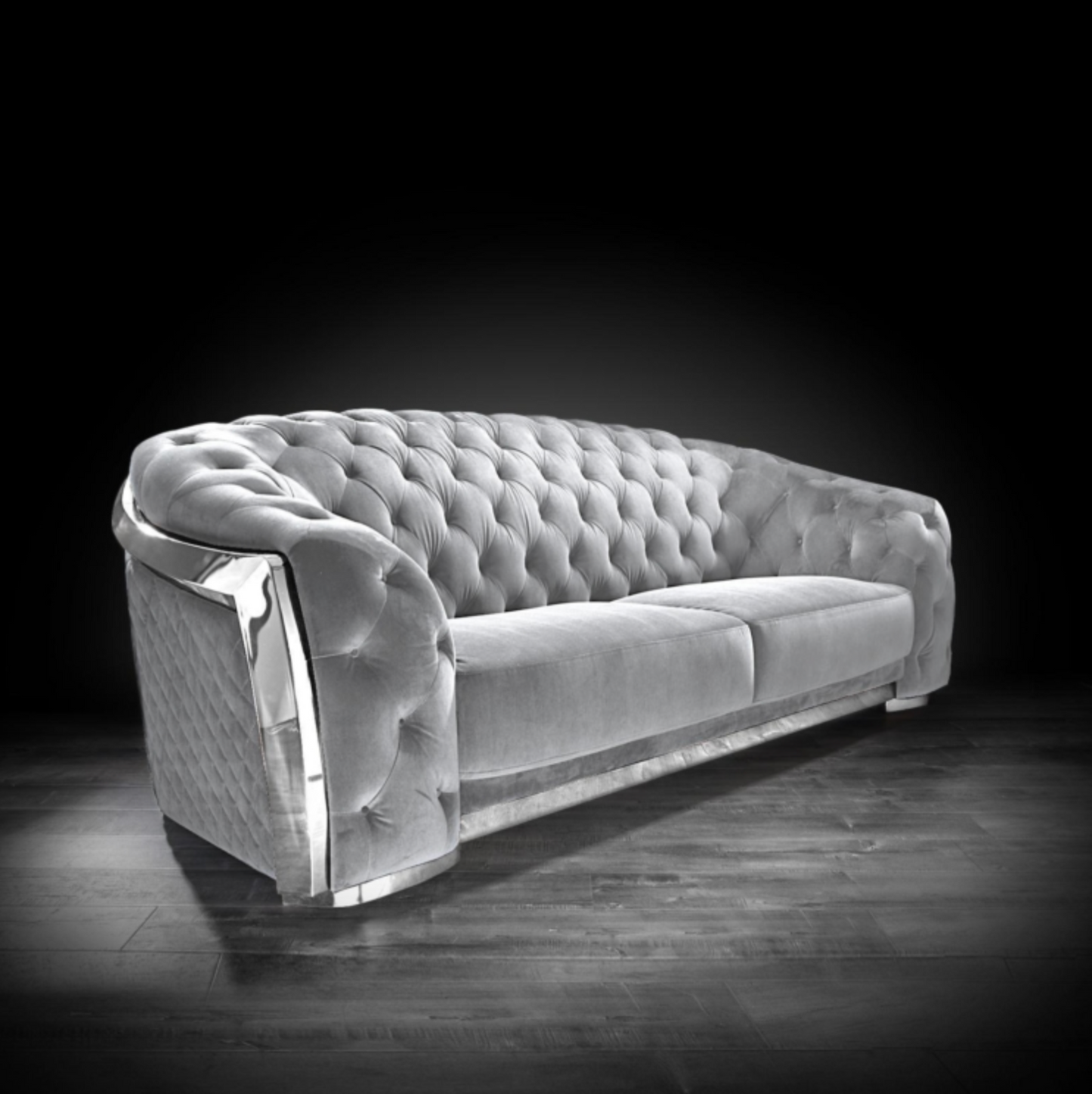 Mandalay Silver Sofa