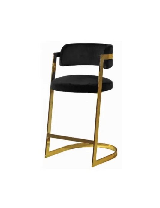 Stephanie Velvet Counter Stool Set of Two