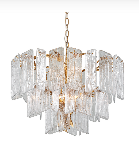 Royal Gold Glass Chandelier
