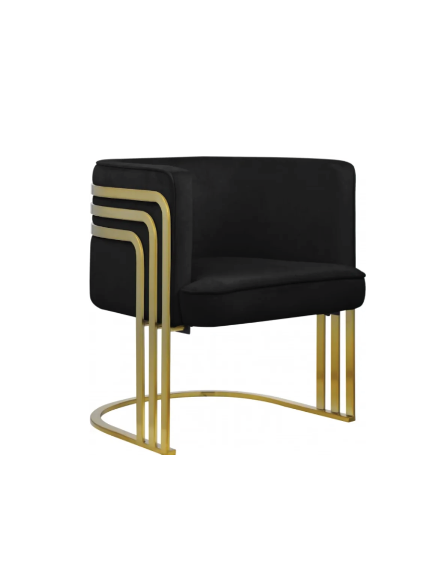 Rene Velvet Accent Chair