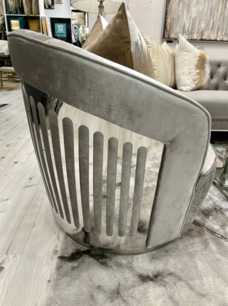 Luster Swivel Accent Chair