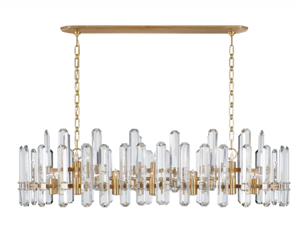 Bonnet Large Linear Chandelier