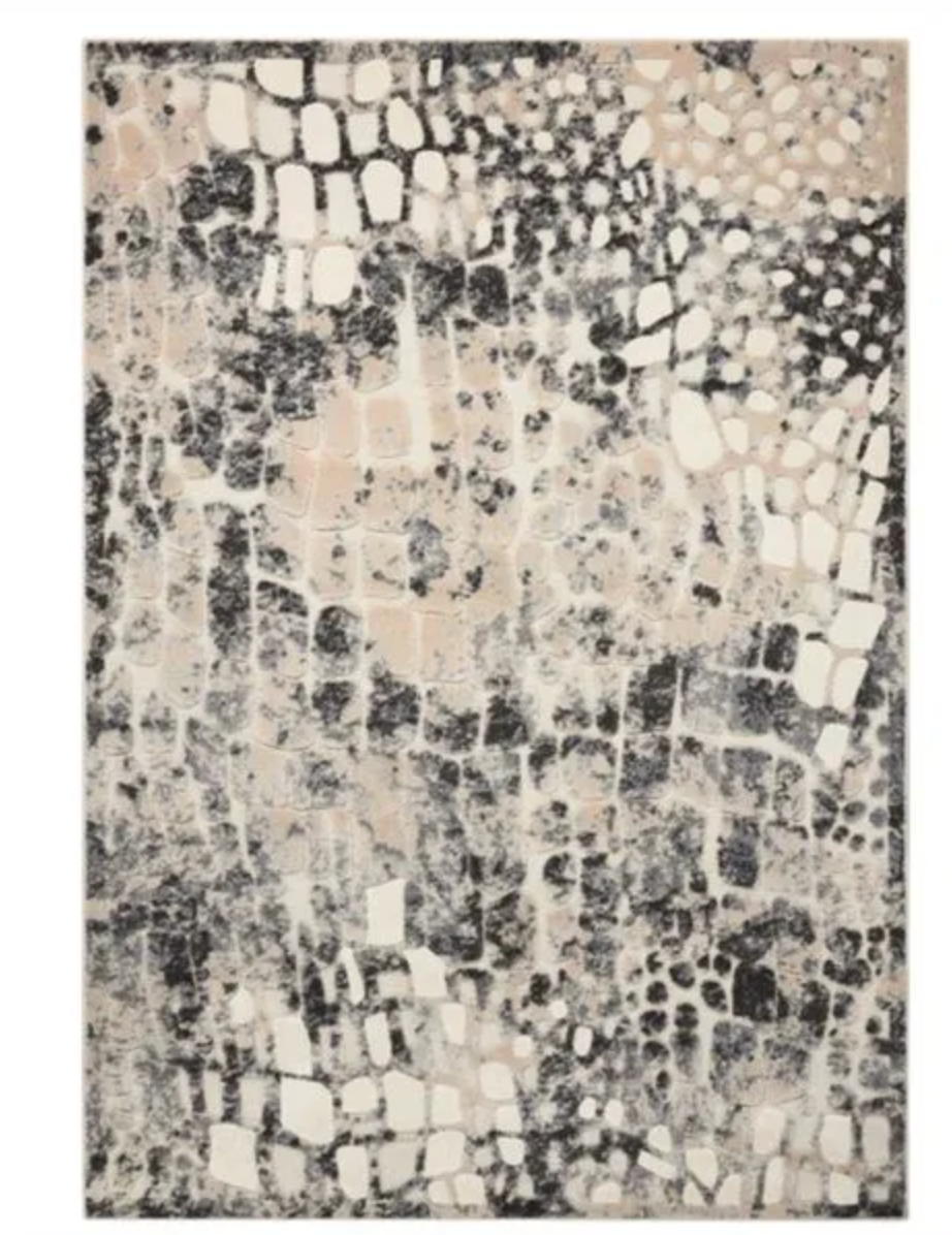 Fred Cream and Black Rug