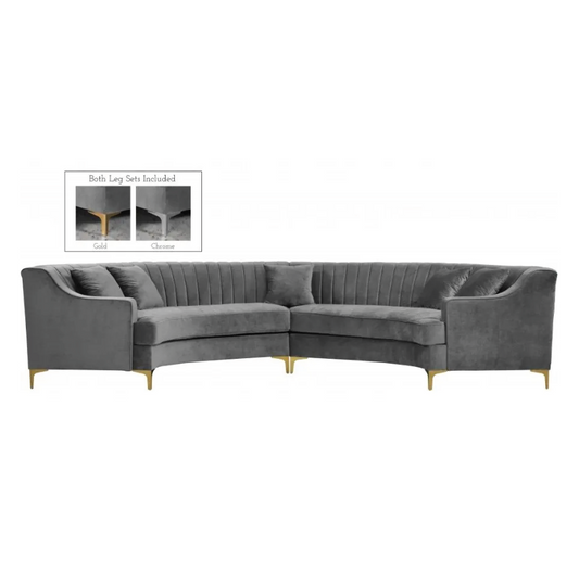 Janice Velvet Sectional
