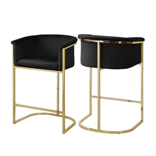 Danielle Velvet Counter Stools