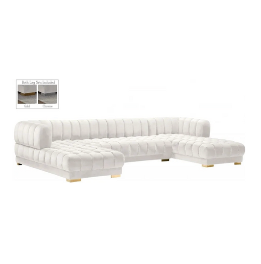 Gabriel 3 Piece Velvet Tufted