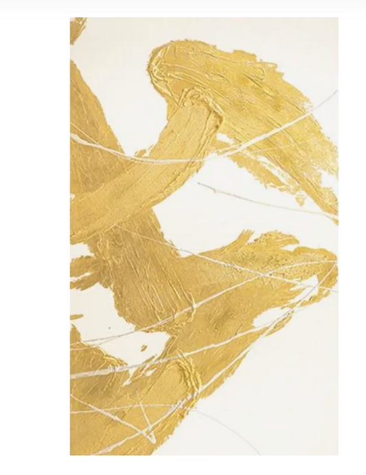 Gold Whirlwind 3 Framed Artwork