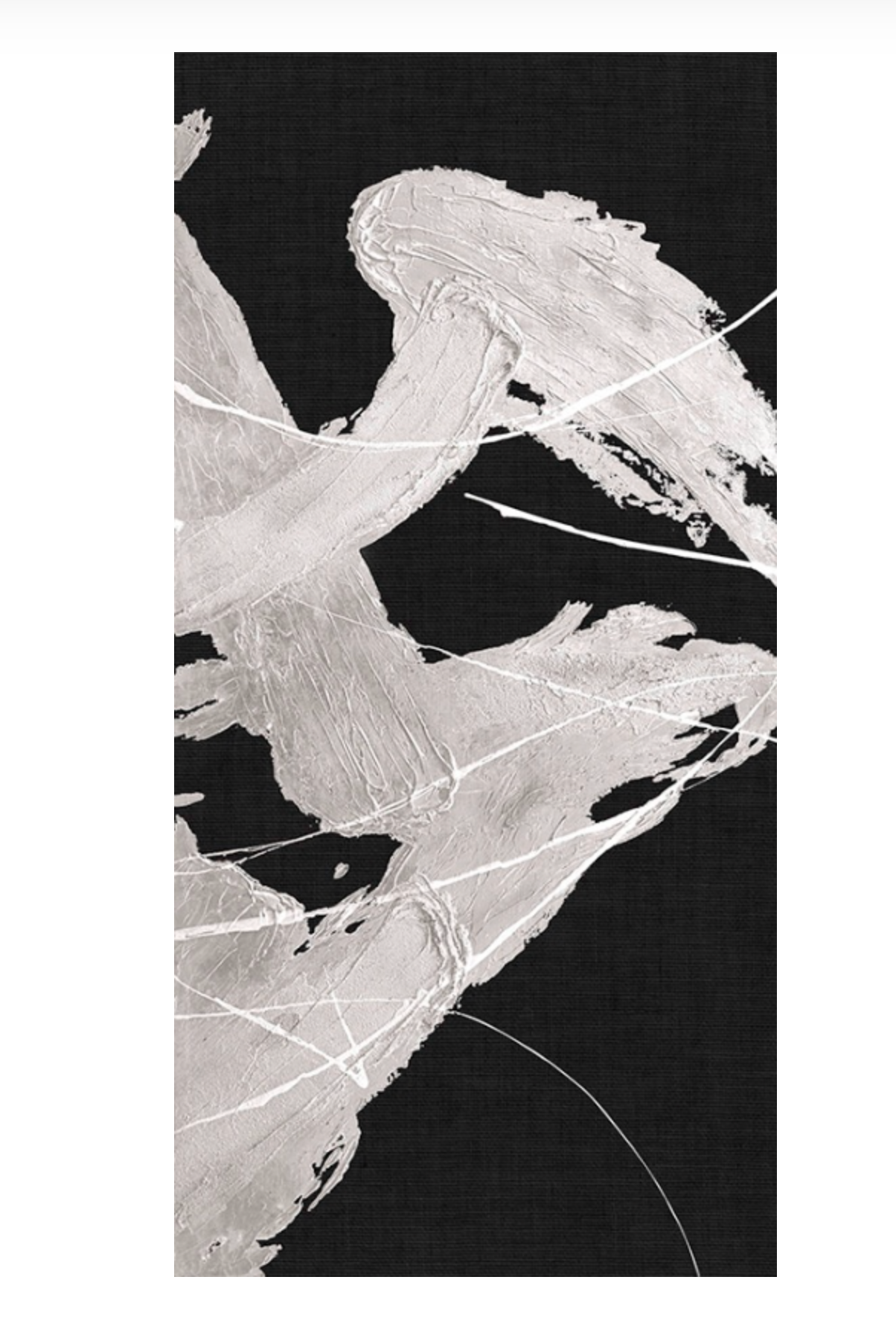 Black & Silvery Whirlwind 3 Framed Artwork