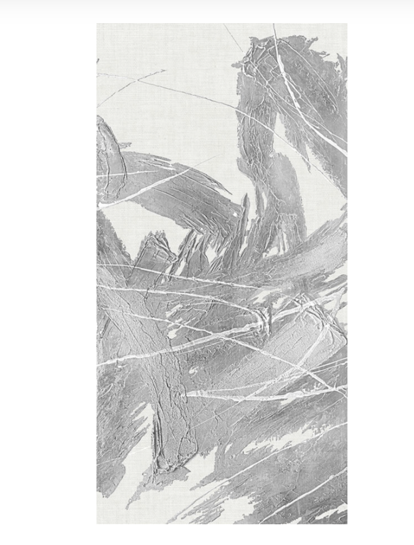 Silvery Whirlwind 2 Framed Artwork